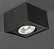SPOT SOBREPOR PARA AR111 PRETO EM ALUMINIO - Imagem 1