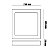 PAINEL SOB QUAD 24W ALUM 4000K PRETO - Imagem 2