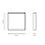 Painel Sobrepor Quadrado 36W 3000K Bivolt - Imagem 3