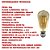 Lâmpada Vintage Led Filamento  4w 2200k St58 E27 - Imagem 3