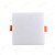 PAINEL BORDA INFINITA - SEMI EMB - QUAD 24W 6500K BIV. - Imagem 1