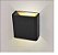 Arandela Basic 3W 3000K IP65 Preto - Imagem 1