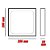 Painel Plafon de Sobrepor Quadrado 24w Frio-6500k 110V/220V - Imagem 7