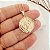 Colar com medalha de São Bento cravejada de micro zircônias banhado em ouro 18k - Imagem 1