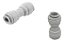 DMFIT - Conexão Rápida União Reto (Tubo 3/8" x Tubo 3/8") - AUC0606 - Imagem 1