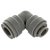 DMFIT- Conexão Rápida União Cotovelo (Tubo 3/8" x Tubo 3/8") - AEU0606 - Imagem 1