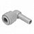DMFIT- Conexão Rápida Adaptador Cotovelo Pino 3/8" Para Tubo 3/8" (Pino 3/8" x Tubo 3/8") - ATEU0606 - Imagem 1