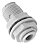 DMFIT- Conexão Rápida Rosca Macho Anteparo 3/8" X 3/8" - ABU0606 - Imagem 1