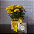 Mini Margarida Amarela na Caixa com Ferrero Rocher 04 Unidades - Imagem 1