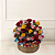 Cesta Amores de Rosas Tricolor - Imagem 1