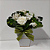 Box Charming Rosas e Astromélias Brancas - Imagem 1