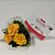 Ramalhete de 03 Rosas Amarelas e Raffaello - Imagem 1