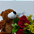 Ramalhete de 03 Rosas Vermelhas e Pelúcia - Imagem 3