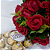 Buquê Tradicional de 12 Rosas Vermelhas e Ferrero Rocher - Imagem 2