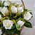 Cesta Tradicional de 15 Rosas Brancas - Imagem 3