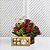 Cesta Classic - 09 Rosas Vermelhas com Ferrero Rocher - Imagem 1