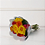 Buquê Vintage - 09 Rosas Coloridas - Imagem 1