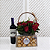 Kit Noite Especial - Cesta Classic 09 Rosas Vermelhas - Imagem 1