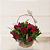 Cesta Classic - 15 Rosas - Imagem 2