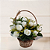 Cesta Classic - 15 Rosas - Imagem 3