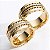 Exclusivo Par de Alianças Ibiza II em Ouro18k - 10MM - Imagem 1