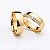 Par de Alianças Miami em Ouro18k | 6MM - Com Pedras - Imagem 2