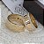 Exclusivo Par de Alianças Havana em Ouro 18k - 9MM - Imagem 4