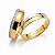 BODAS - Alianças Atlanta em Ouro18k com 4MM - Imagem 1