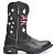 BOTA TEXANA COUNTRY MASCULINA BICO REDONDO COURO MARROM INGLATERRA - Imagem 3