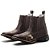 BOTINA TEXANA COUNTRY MASCULINA MARROM TIÃO CARREIRO QUADRADA - Imagem 2