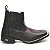 BOTINA TEXANA COUNTRY FEMININA MARROM CAVALO ROSA QUADRADA - Imagem 3