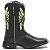BOTA MASCULINA TEXANA BICO QUADRADO CANO ALTO PRETA COCAR - Imagem 3