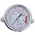 Manometro de 2 e 1/2"  em aço inox 304 em painel - conexão traseira de 1/4" - 0 à 200 PSI ou 13 BAR/KGF - Imagem 1