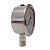 Manometro de 2 e 1/2" em aço inox 304 em linha - conexão Inferior de 1/4" - 0 à 200 PSI ou 13 BAR/KGF - Imagem 2