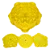 Dichavador Black - Plástico 3 partes - Amarelo - Imagem 1