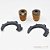 Kit Batente Amort Coxim Coifa Diant Mercedes CLA 200 1.6 2018 A1563210006 A24632 - Imagem 2