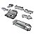 Kit Defletor Calor BMW 535i 550i GT 2010 Turbina 7576998 - Imagem 4