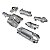 Kit Defletor Calor BMW 535i 550i GT 2010 Turbina 7576998 - Imagem 1