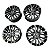 Rodas Aro 17 Jetta Highline Original 5x112 Diamantado Jogo - Imagem 2