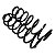 Par Molas Jetta Highline MK6 2017 Traseiras 1K0511115CL - Imagem 1