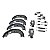 Sapata Lona Reparo Freio Mão BMW M240i F22 2017 2018 Kit - Imagem 2