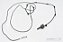 CHICOTE CAMERA DE RE MERCEDES C200 W205 2019 A2054404805 - Imagem 1