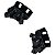Suporte BMW X4 28i 2015 2016 2017 2018 Quadro Radiador Par - Imagem 3
