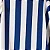 Toalha de Praia Dohler Aveludada Cabana Azul Stripes 100% Algodão - Imagem 2