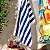 Toalha de Praia Dohler Aveludada Cabana Azul Stripes 100% Algodão - Imagem 3
