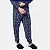 Pijama Cor Com Amor Manga Longa Calça Adulto Masculino C/ Punho Azul Jeans - Imagem 4