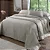 Colcha 400 fios Kacyumara Bambu Bali Branco - Imagem 2