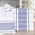 Pano de Prato Dohler Vitória para Bordar Azul - 45cm x 70 cm - Imagem 2