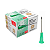 AGULHA HIPODERMICA 0,80X30MM 21G 1/4 VERDE - CX/100 - DESCARPACK - Imagem 1