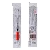 SERINGA INSULINA 0,3ML 6X0,25 15/64 31G C/AG - CX/100 - UNIQMED - Imagem 3